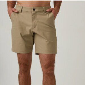 7 Diamonds Infinity 9" Chino Short In Khaki